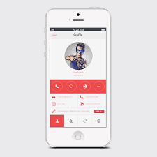 Download Free Clean White User Profile Mobile App Psd Download Psd Download Free Psd Resources For Designers At Downl Mobile App Web App Design App Interface