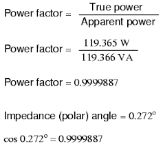 Calculating Power Factor Power Factor Electronics Textbook