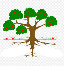 Animals christmas flower food fruit halloween leaves moon nature sky sun vegetables wedding. Roots Clipart Tree Png Fruit Tree With Roots Clipart Png Image With Transparent Background Toppng