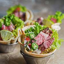 Leftover prime rib is the king of leftovers! Leftover Prime Rib Tostadas In Homemade Baked Tortilla Bowls Bake It With Love