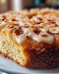 Zesty Orange Almond Coffee Cake Delight 🍊☕️🌰 Ingredients: - 1 cup almond  flour - 1/2 cup sugar - 1/2 teaspoon baking soda - 1/4 teaspoon salt - 1/4  cup orange juice -