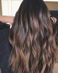 Luminescent Chocolate Highlights Lange Haare Highlights Braune Haare Frisuren Frisuren Lange Haare Braun
