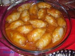 Calamares rellenos en salsa, Receta Petitchef
