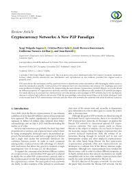 Read this guide on cryptocurrencies and go from beginner to expert! Pdf Cryptocurrency Networks A New P2p Paradigm