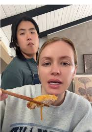 Couple with Cozy Kitchen That Make Korean Meals