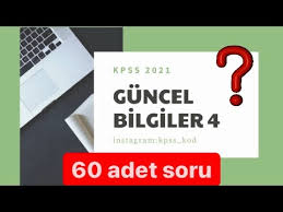 Sade tasarım ile gözlerinizi yormaz dikkatinizi dağıtmaz. Kpss 2021 Guncel Bilgiler 4 60 Adet Soru Tarzi Youtube
