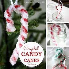 25 candy cane crafts that make gorgeous christmas decorations.these simple craft kits make is super easy to make homemade ornaments! Crystal Candy Canes Christmas Science Experiment