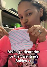 Making a Heart Hat for Valentine's Babies