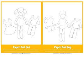 All little girls love playing with paper dolls. Free Printable Paper Dolls For Kids To Color And Personalize Boy Girl