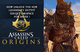 Jan 14, 2021 · assassin's creed iv: Assassin S Creed Origins The Curse Of The Pharaohs How To Get The Serqet Carapace Outfit Armor Kill The Game