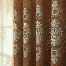 Window coverings can be divided into two groups; Blackout Curtain European Style Chenille Window Treatment One Panel