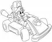 Coloriage mario kart wii avec sa voiture jecolorie com. Coloriage Mario Dessin Mario Sur Coloriage Info
