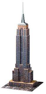 Cubicfun national geographic 3d puzzles new york mansion model kits toys for adults and children, the empire state building, with a booklet. The Empire State Building 3d Puzzle Building 3d Puzzle Productos Es The Empire State Building