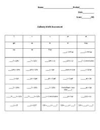 45 Fill In The Blank Questions Including Abbreviations Equivalents And Basic Conversions Examples Include Te Math Assessment Cup Conversion Nutrition Recipes