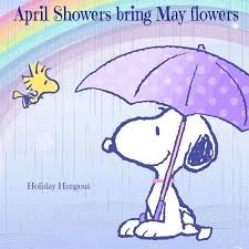 April Showers Bring May Flowers 3 Snoopy Snoopy Love Snoopy And Woodstock Snoopy