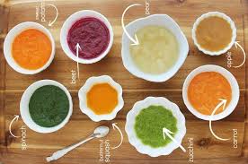 Menu Mpasi 6 Bulan Dan Cara Buatnya Baby Puree Makanan Bayi Resep Makanan Bayi
