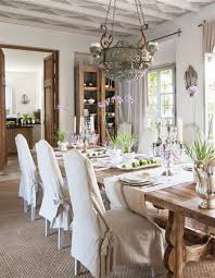 Roses And Rust French Country Dining Natural Wood Farm Table Loose Linen Chair French Country Tables Farmhouse Dining Room Chandeliers Farmhouse Dining Room
