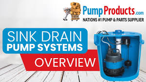 sink drain pump systems youtube