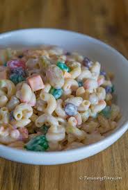 This salad is easy to make ahead and pack up for your next backyard party. Filipino Sweet Macaroni Salad Panlasang Pinoy