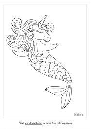 Free printable coloring pages for kids and adults. Unicorn Mermaid Coloring Pages Free Unicorns Coloring Pages Kidadl