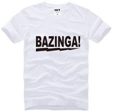 2017 New Fashion The Big Bang Theory Sheldon Bazinga Printed