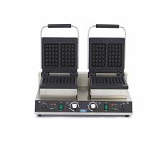 Cuisinart waffle maker round classic brushed stainless steel slim size w/ indicator light. Waffle Maker Classic Double Maxima Kitchen Equipment