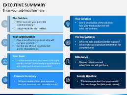 Project executive summary template ppt free download. Executive Summary Powerpoint Template Ppt Slides Sketchbubble
