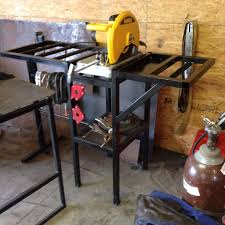 Chopsaw Stand Welding Shop Machining Metal Projects Welding Projects