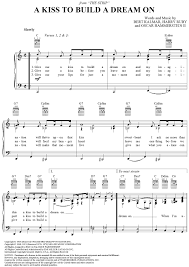 Give Me A Kiss To Build A Dream On Chords A Kiss To Build A Dream On In 2020 Trumpet Music Digital Sheet Music Sheet Music