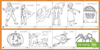Hundreds of free spring coloring pages that will keep children busy for hours. Scary Halloween Colouring Pages Primary Resources