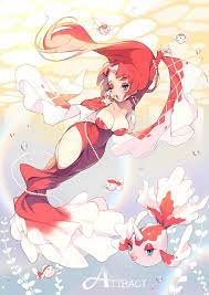 118 goldeen トサキント 角金魚 cheonmali 천마리 pixiv pokemon gijinka anime pokemon