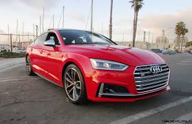 By combining the information gathered by the vehicle's cameras, the available top view camera system can show the car's position in relation to its surroundings with a virtual overhead 360° view. 2018 Audi S5 Sportback 3 0t Quattro Tiptronic Road Test Review By Ben Lewis Best Of 2018 Awards Car Revs Daily Com