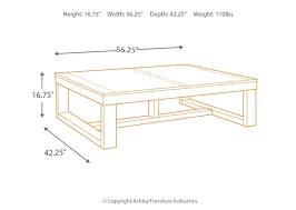You may base the height of your coffee table on the sizes of other surrounding furniture or on your personal design preferences. Watson Rectangle Cocktail Table Ashley Homestore Canada