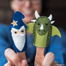 First, fold ¼ sheet of paper into half. How To Make Finger Puppets For Your Fairy Tale Castle Part 1 Lia Griffith