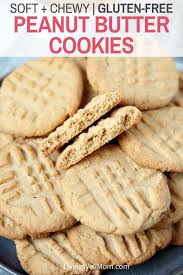 Chewy Gluten Free Peanut Butter Cookies Recipe In 2020 Gluten Free Peanut Butter Cookies Peanut Butter Cookies Gluten Free Recipes For Kids