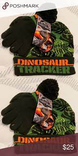 Jurassic Park Winter Hat Gloves Winter Hats Childrens Clothes Gloves Winter