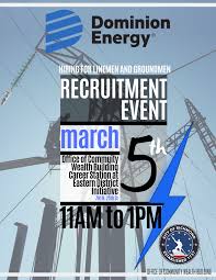 dominion energy linemen recruitment event virginia