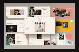The template comes in a free and a paid version, both available for personal and. Lookbook Powerpoint Template In Presentation Templates On Yellow Images Creative Store