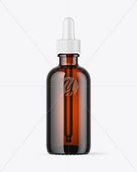 Dark Amber Dropper Bottle Mockup In Bottle Mockups On Yellow Images Object Mockups