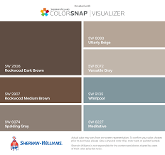 Sherwin williams белые цвета 2020. I Found These Colors With Colorsnap Visualizer For Iphone By Sherwin Williams Rookwood Dark Brown Dark Brown Paint Color Brown House Exterior Origami White