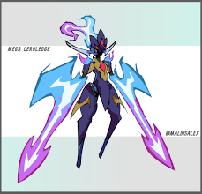 I know they're brand new, but I liked Ceruledge's design so much I drew up  a Mega Evolution for them : r/pokemon