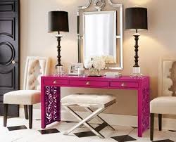Pink Console Table Entryway Home Decor Hot Pink Bedrooms Decor