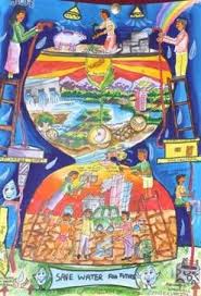 17 Best Images About Ganga Water Color On Water Conservation Poster Save Water Drawing Poster Drawing