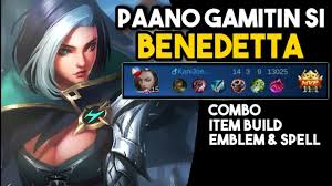 Nov 09, 2020 · benedetta is fully relying on her skill combos and basic attack. Paano Gamitin Si Benedetta Benedetta Gameplay Tutorial And Guides Tagalog Mlbb Youtube