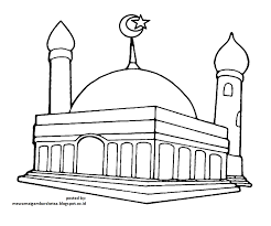 Mosque vectors photos and psd files free download. Mewarnai Gambar Sketsa Masjid Kartun Terbaru Kataucap