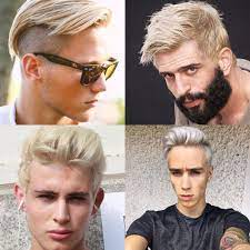 Bleached Hair For Men Bleached Hair Short Blonde Haircuts Blonde Haircuts