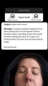 taylor wrote style for alonso #fernandoalonso #taylorswift #f1 #fyp