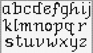 Use These Handy Alphabet Charts For Knitting Words Or