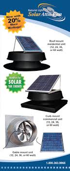 Brochures Installs Natural Light Solar Attic Fans