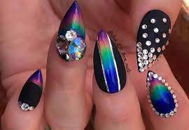 Crown royal purple press on nails/purple nails/purple press on nails/rhinestone nails/fake nails/press on nails artisticmindscribble $ 8.00 free shipping add to favorites. Nail Art Bling 75 Amazing Designs You Can Try Now